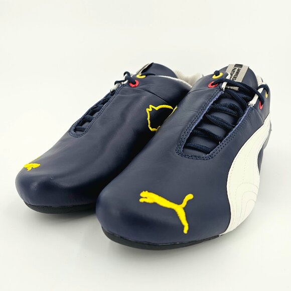 Puma- Scuderia Ferrari 10th Anniversary Future Cat Blue Leather Shoes Mens US 12 main image 10